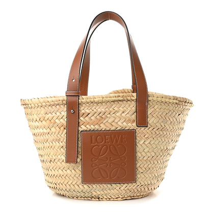 Loewe Raffia Basket Tote Bag Natural Tan 1 of 9