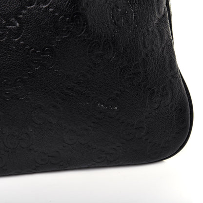 Gucci Guccissima Flat Messenger Bag Dark Brown 11 of 13