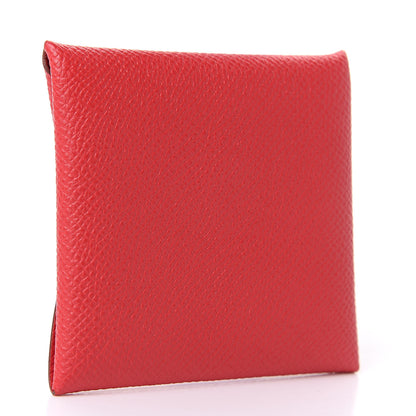 Hermes Epsom Bastia Coin Purse Bougainvillea 3 of 8