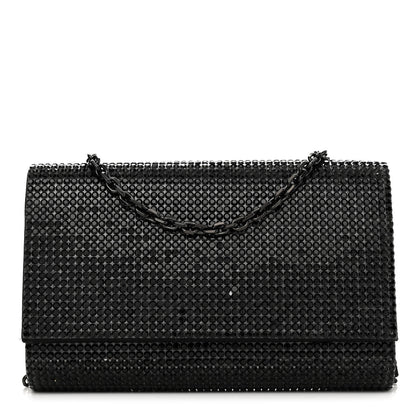 Judith Leiber Swarovski Crystal Fizzy Clutch Black 1 of 11