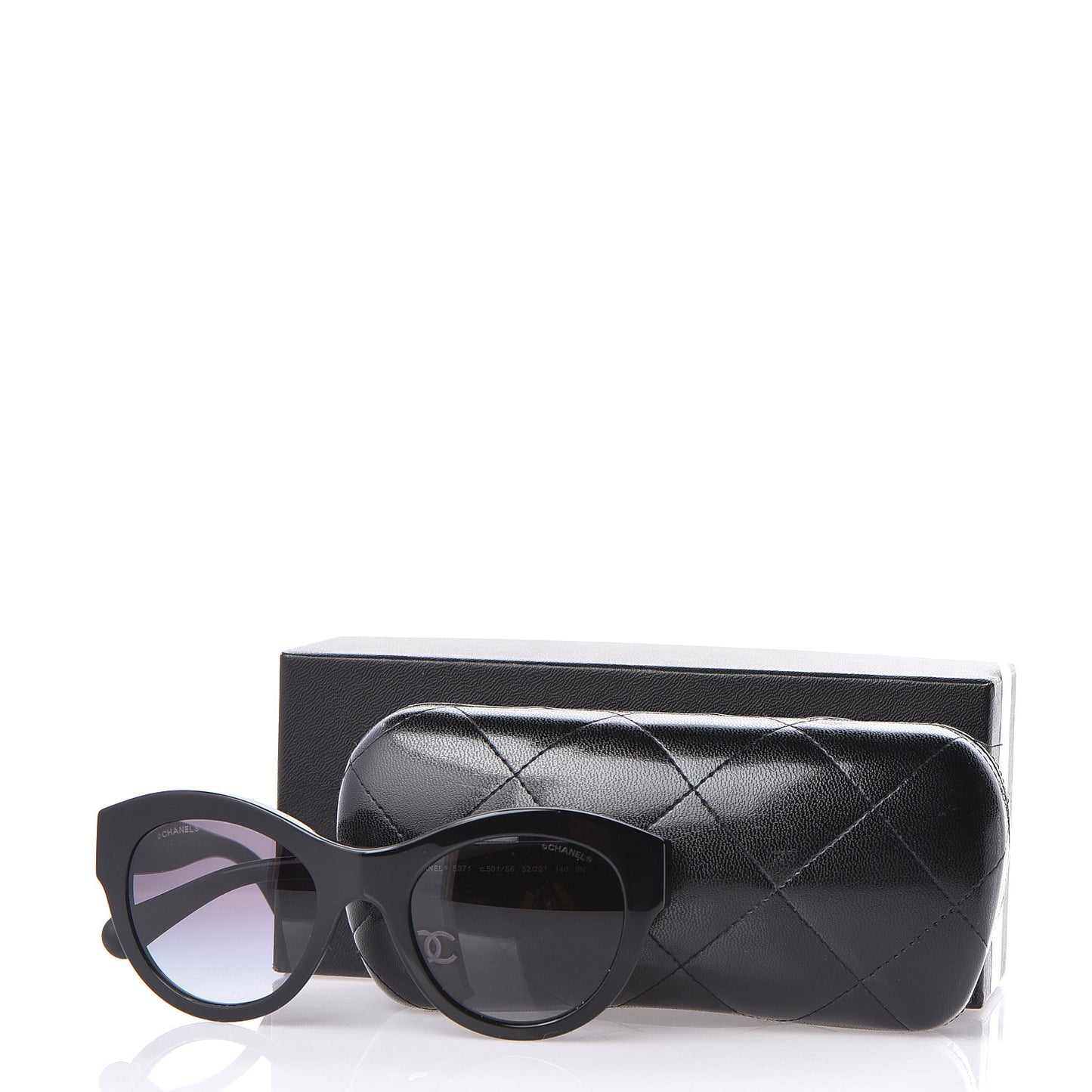 Acetate Butterfly Sunglasses 5371 Black