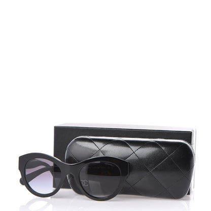 Chanel Acetate Butterfly Sunglasses 5371 Black 7 of 7