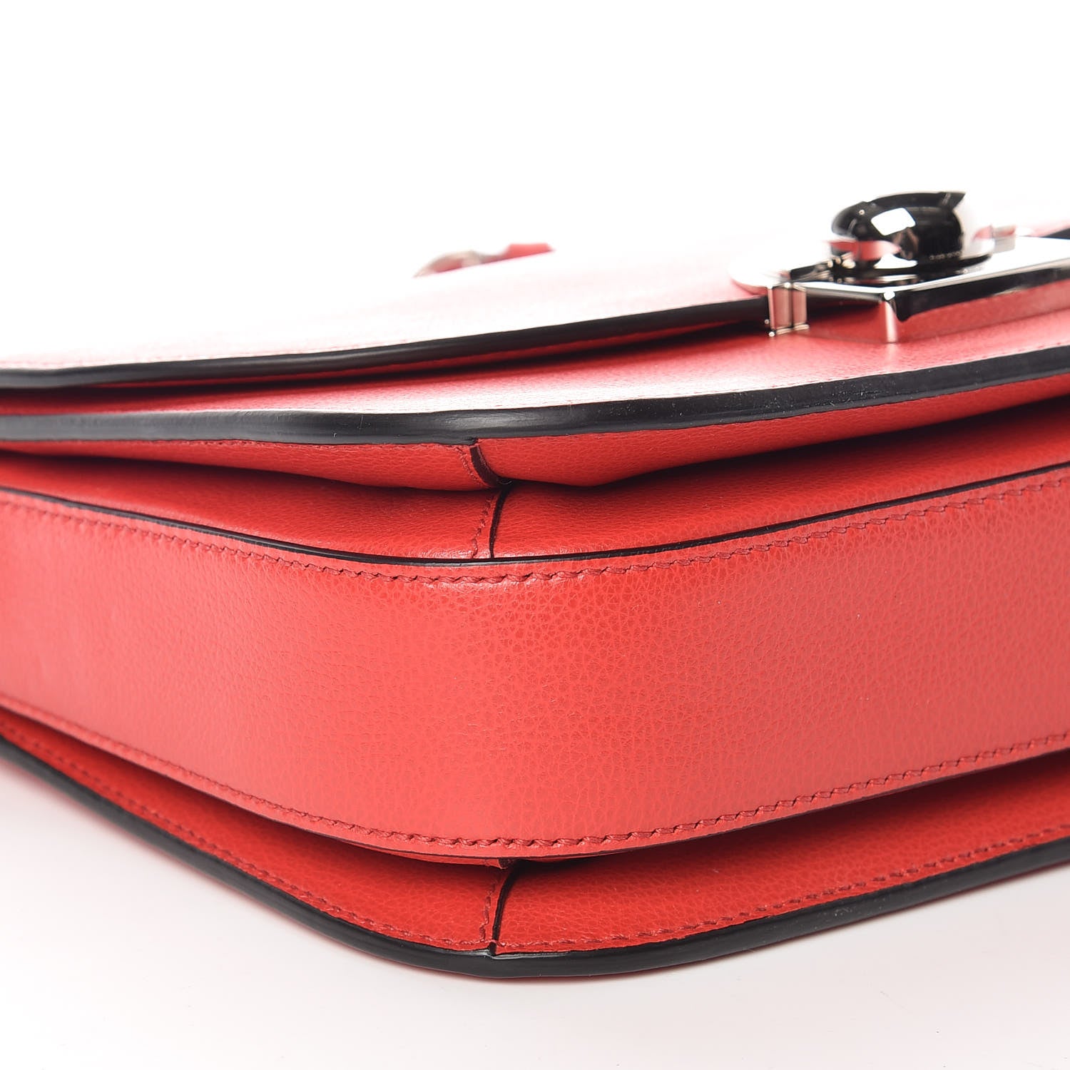 Prada Glace Calfskin Arcade Crossbody Bag Lacca 5 of 11