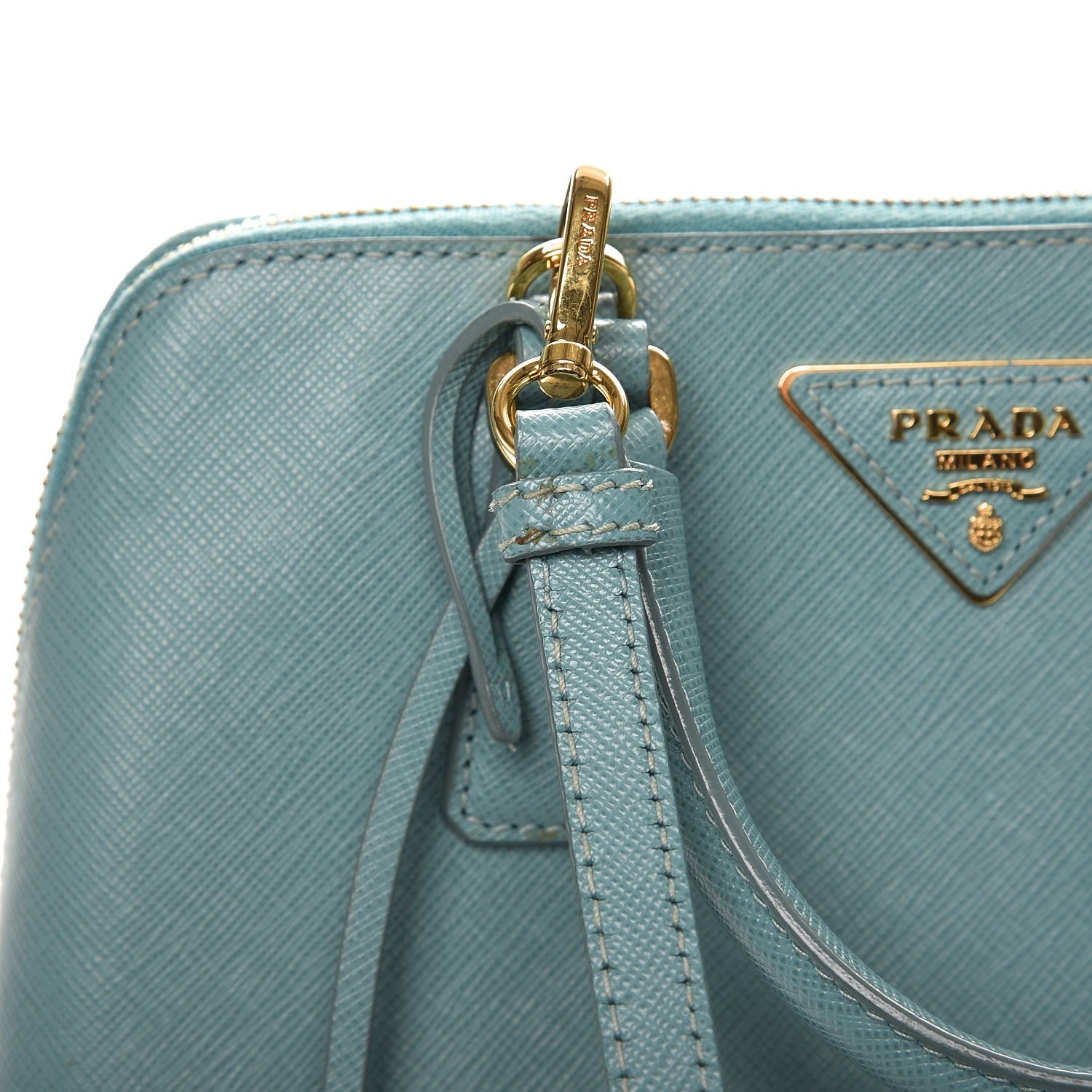 Prada Saffiano Lux Small Promenade Tote Anice 11 of 13