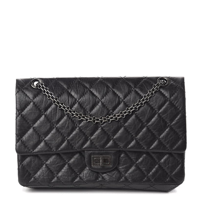 Chanel Aged Calfskin Quilted 2.55 Reissue 226 Flap Black 1 of 11
