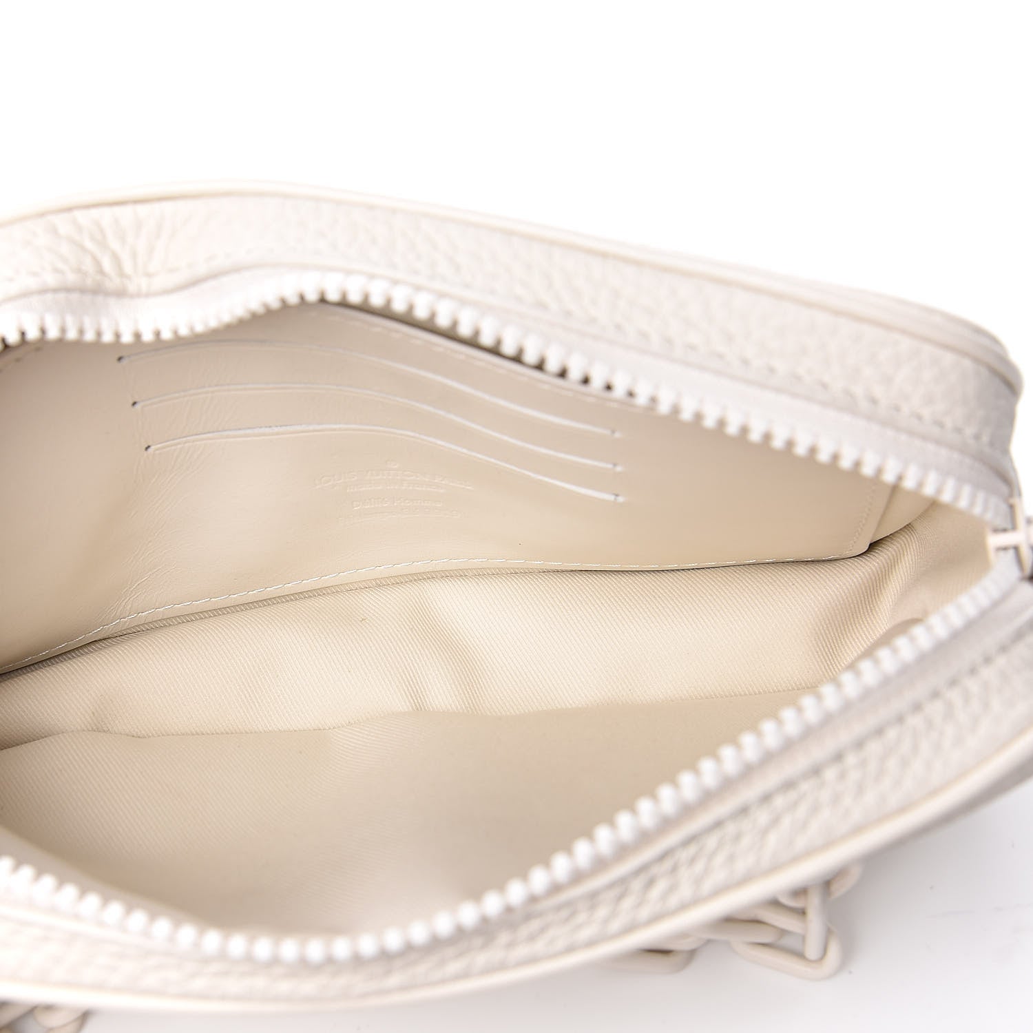 Louis Vuitton Taurillon Monogram Pochette Volga White 5 of 8