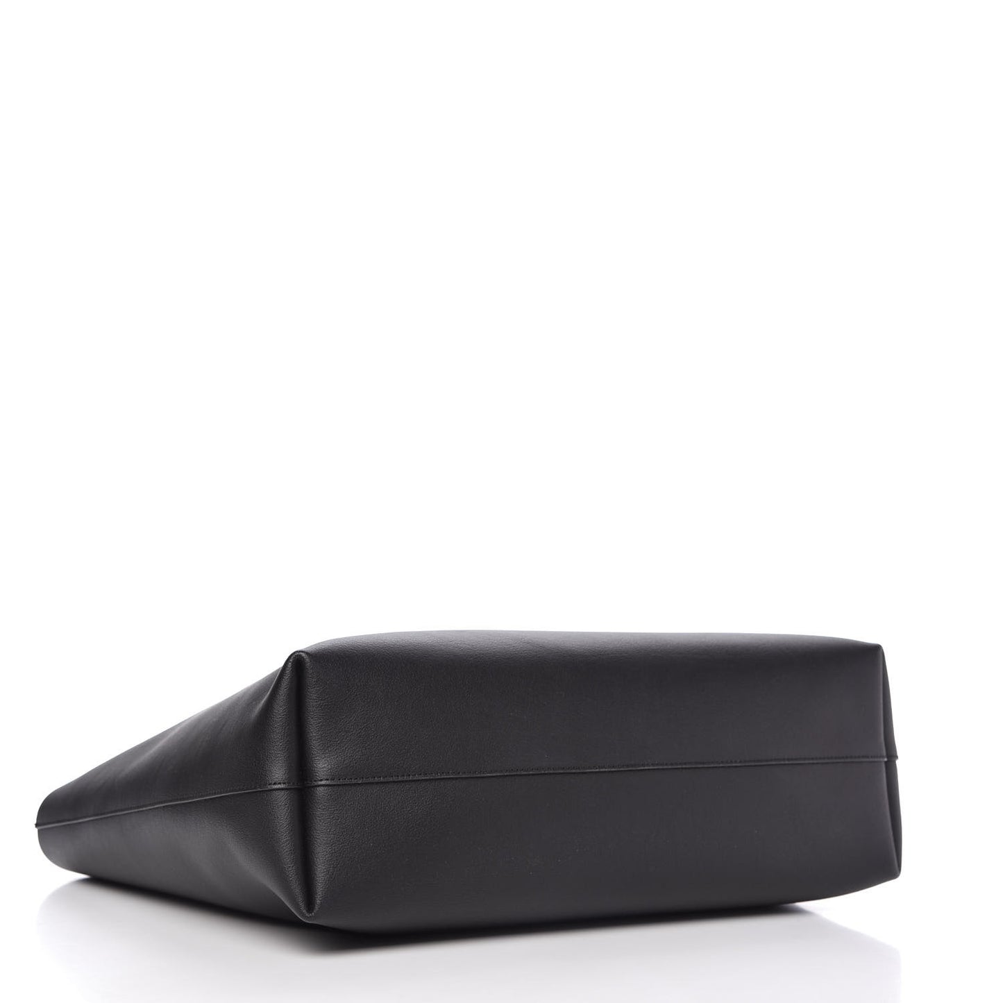 Calfskin Large Shopping Tote Black