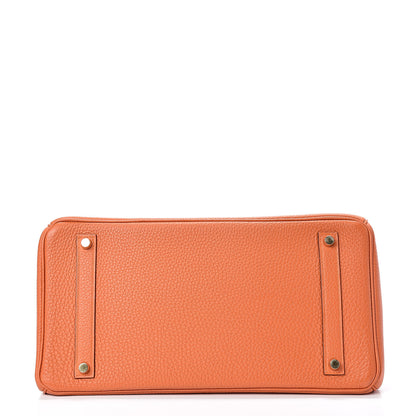 Hermes Togo Birkin 35 Orange 5 of 36