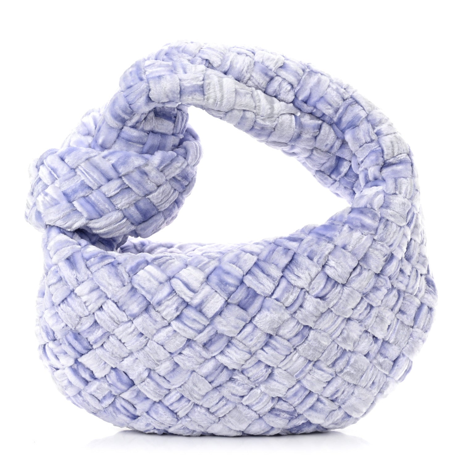 Bottega Veneta Velvet Intreccio Padded Mini Jodie Light Purple 1 of 9