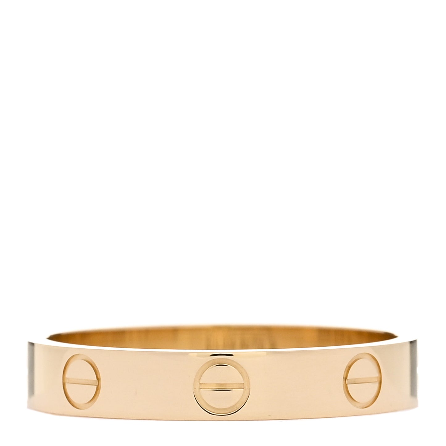 18K Yellow Gold 3.5mm LOVE Wedding Band Ring 58 8.25