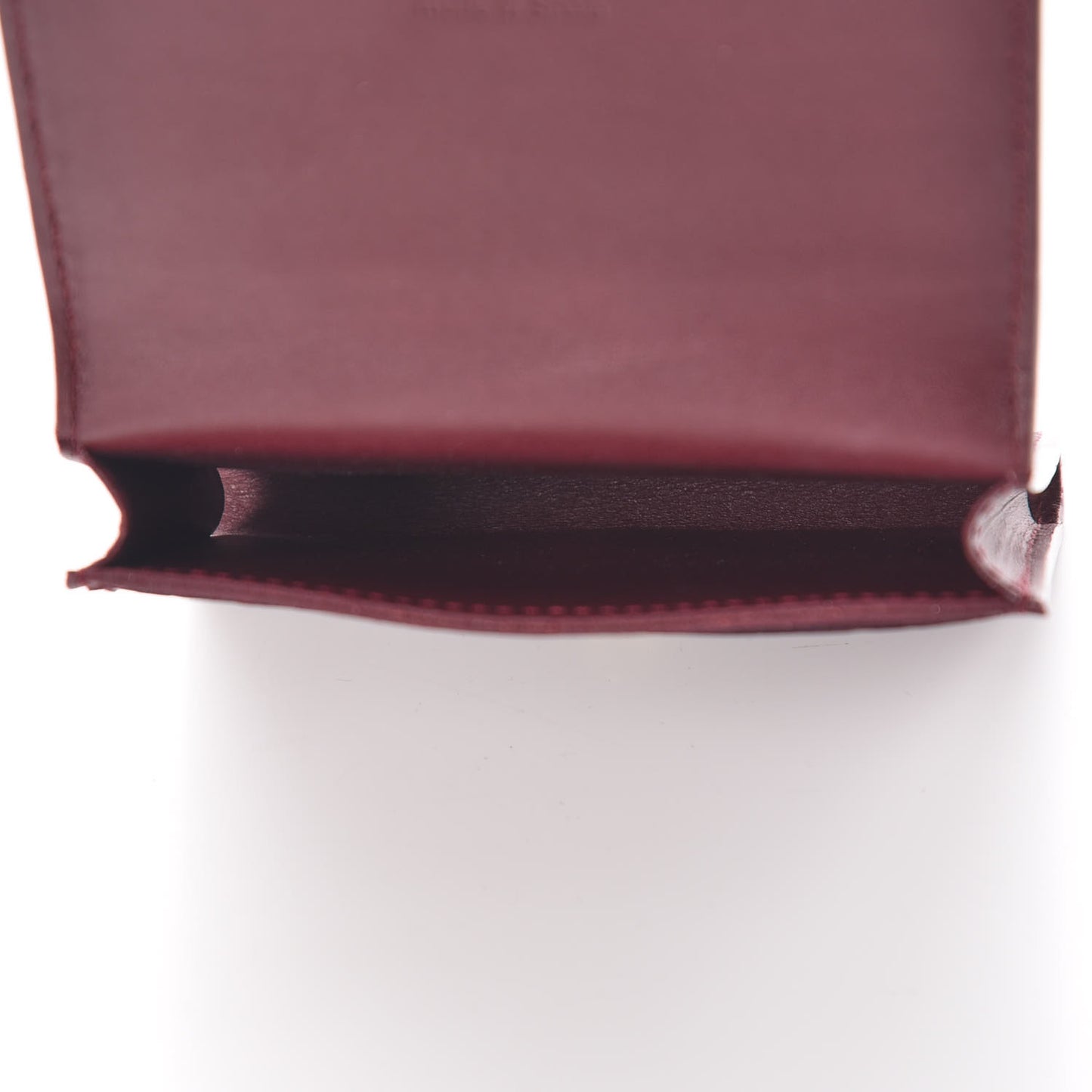 Vernis Business Card Holder Rouge Fauviste