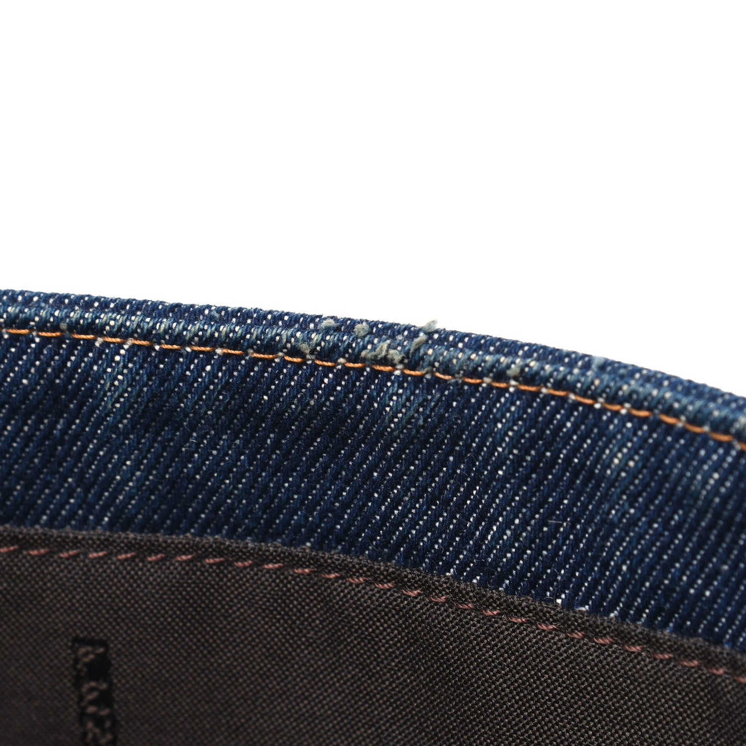 Fendi Denim Baguette Blue 7 of 11