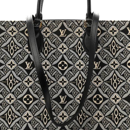 Louis Vuitton Jacquard Since 1854 Onthego GM Grey 8 of 10