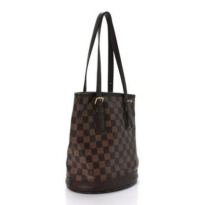 Louis Vuitton Damier Ebene Marais Bucket 23 3 of 8