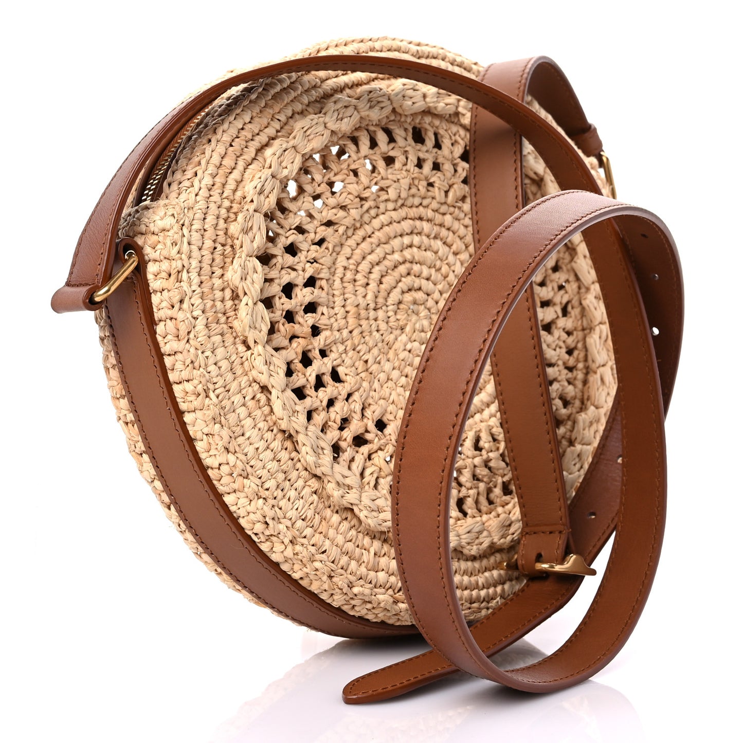 Raffia Sac Round Naturel