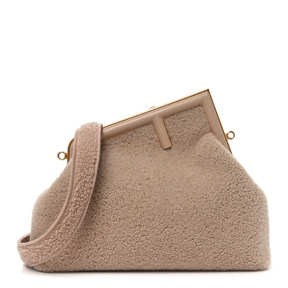 Fendi Shearling Medium Fendi First Rosa Plaster 1 of 10