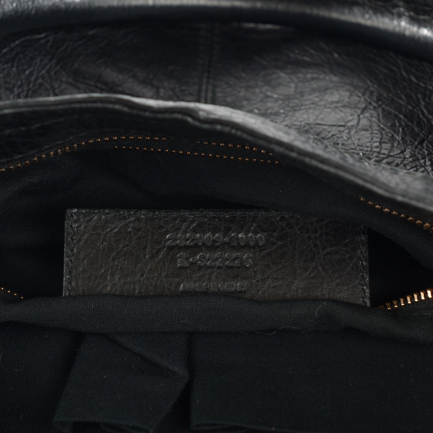 Agneau Giant 12 Rose Gold Hardware Part Time Black