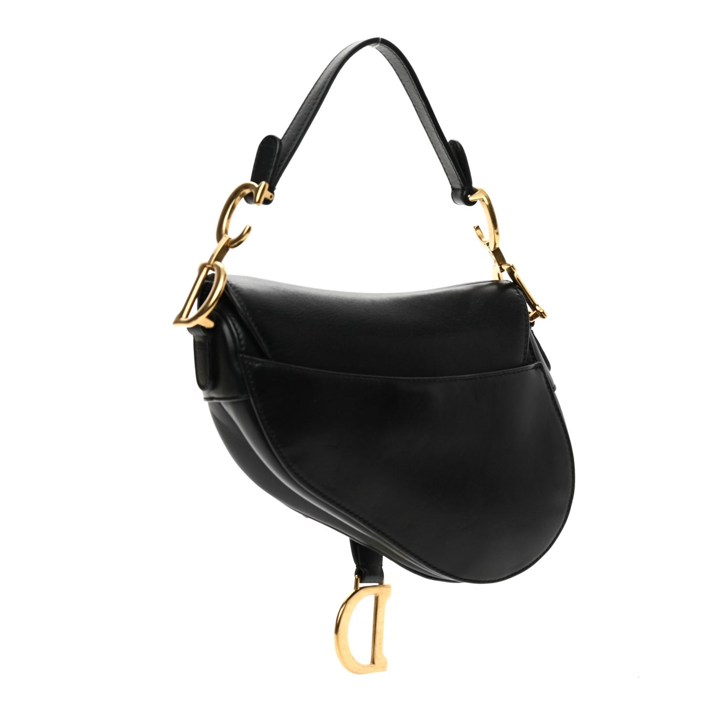Calfskin Saddle Bag Black
