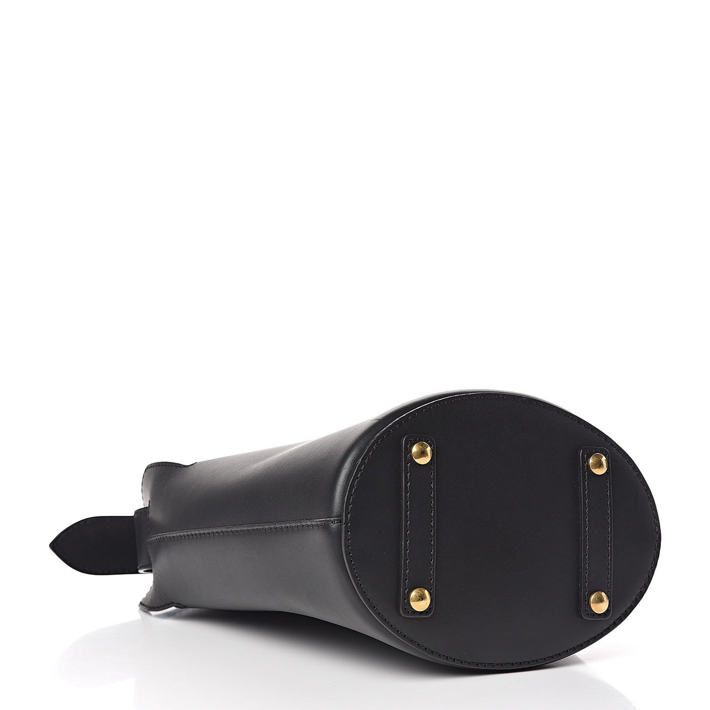 Supple Calfskin Medium Bucket Black