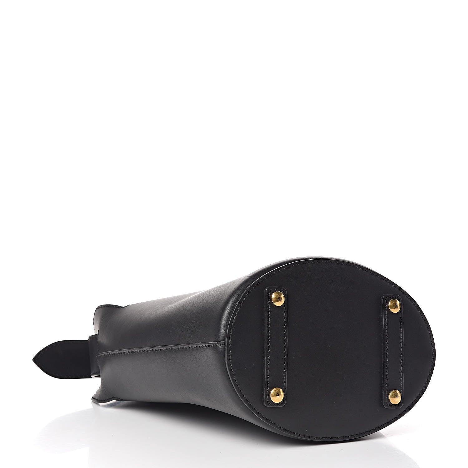 Burberry Supple Calfskin Medium Bucket Black 5 of 9
