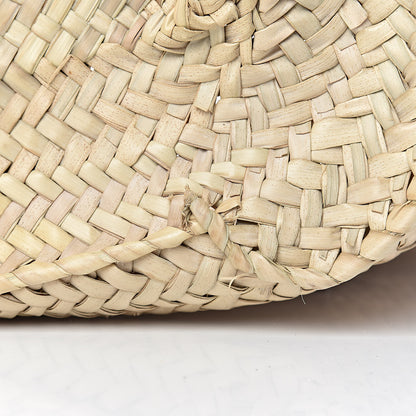 Loewe Raffia Basket Tote Bag Natural Tan Orange 11 of 15