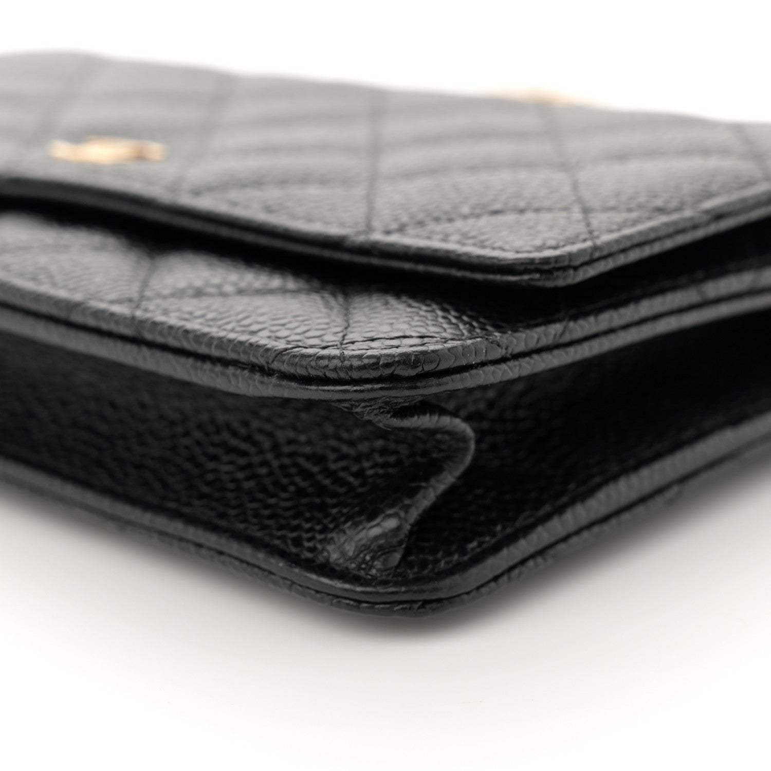 Chanel Caviar Quilted Wallet on Chain WOC Black 10 of 11