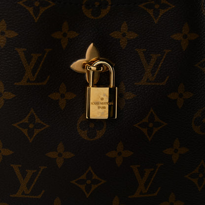 Louis Vuitton Monogram Flower Hobo Black 6 of 13