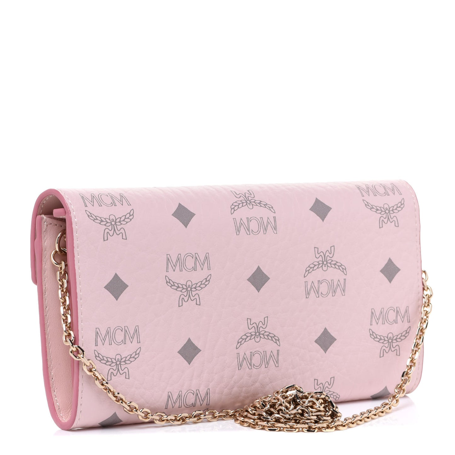 Visetos Large Patricia Wallet On Chain Soft Pink
