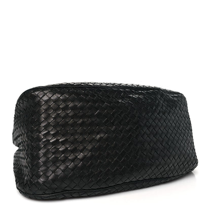 Bottega Veneta Nappa Intrecciato Drawstring Hobo Bag Black 4 of 13