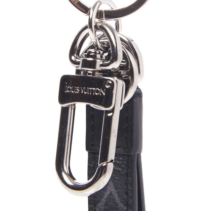 Louis Vuitton Monogram Eclipse Dragonne Bag Charm Key Holder 2 of 4
