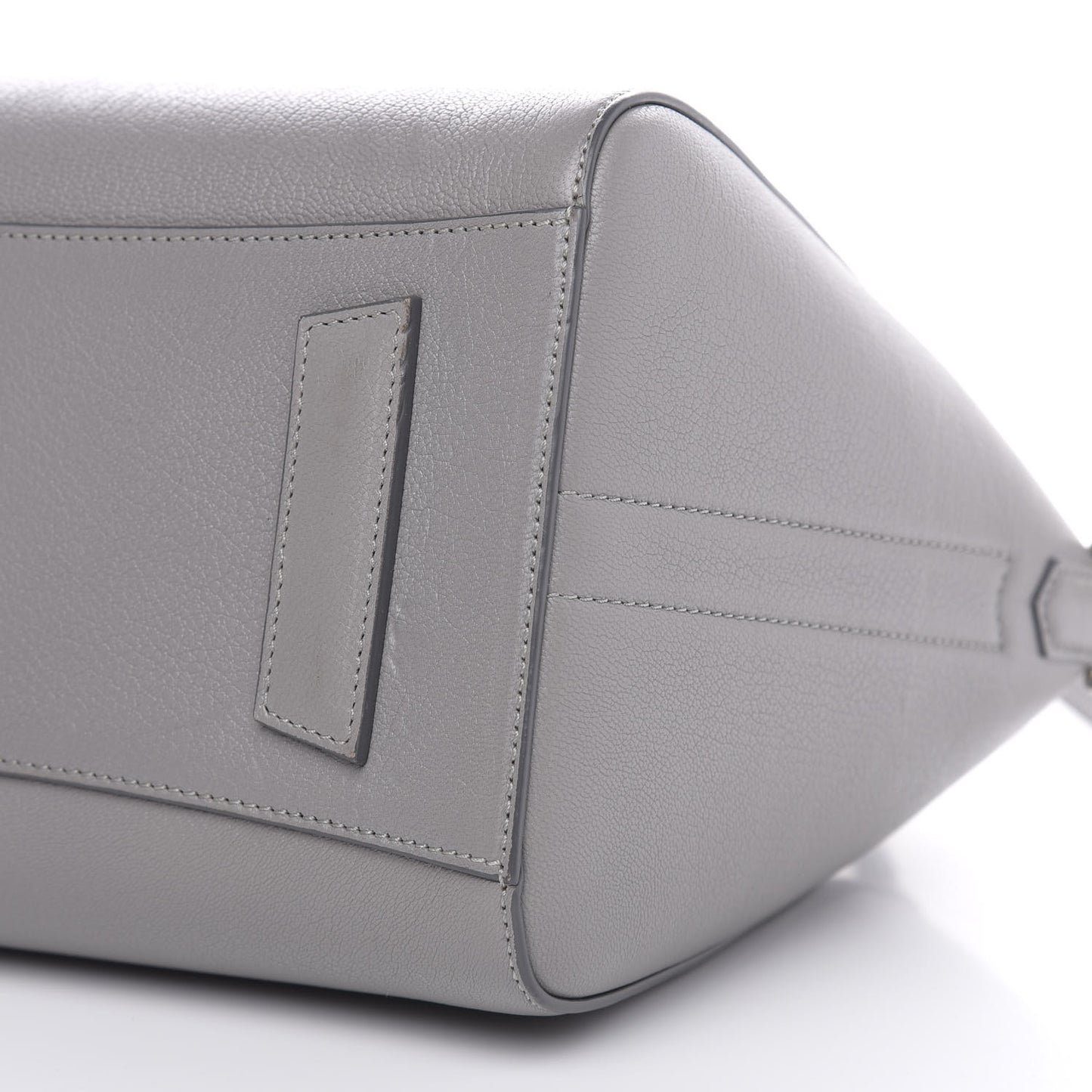 Sugar Goatskin Small Antigona Pearl Grey