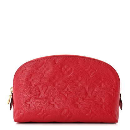 Louis Vuitton Empreinte Cosmetic Pouch Scarlet 1 of 11