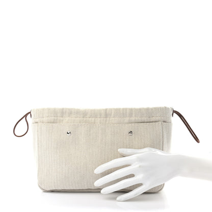 Hermes Canvas Barenia Fourbi 25 MM Pouch Naturel Fauve 2 of 8