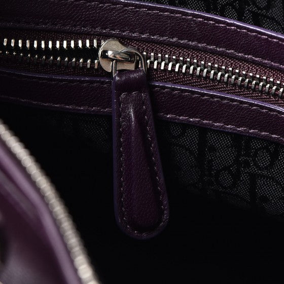 Christian Dior Lambskin Cannage Large Lady Dior Purple 25 of 34