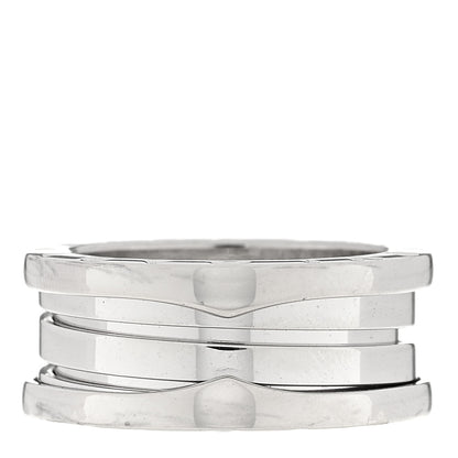 Bulgari 18K White Gold B.Zero1 Three-Band Ring 52 6 3 of 4