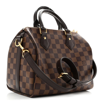 Louis Vuitton Damier Ebene Speedy Bandouliere 25 3 of 13