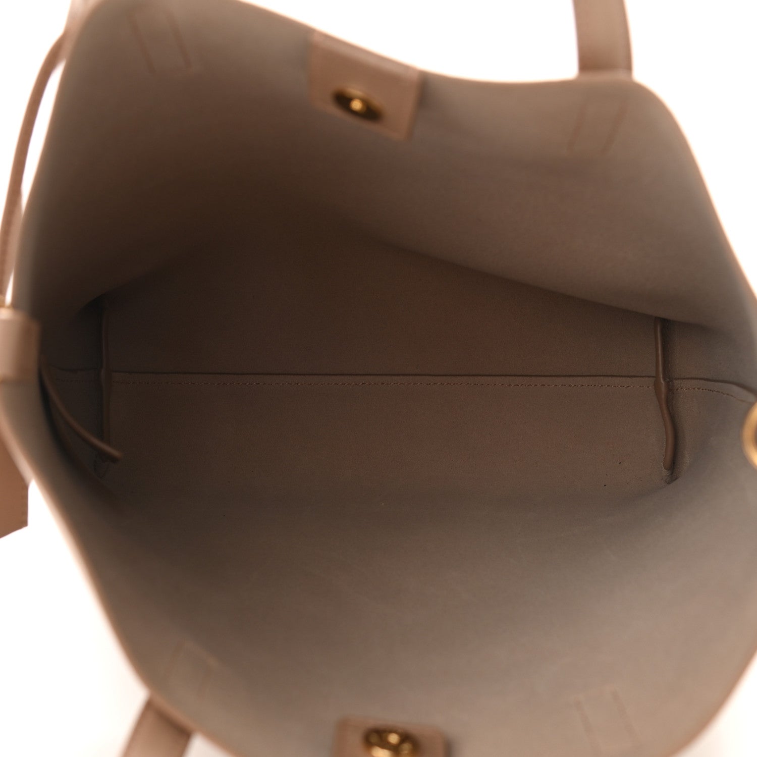 Saint Laurent Calfskin Toy Shopping Tote Dark Toffee 5 of 10