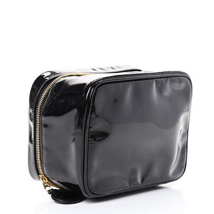 Chanel Patent Vanity Cosmetic Case Black 3 of 12