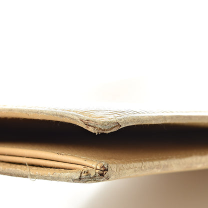 Chanel Grained Calfskin CC Button Yen Wallet Beige 16 of 19