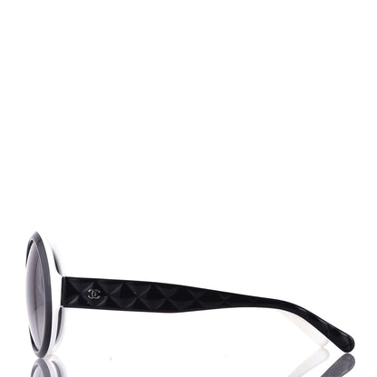 Chanel Quilted CC Mod Sunglasses 5120 Black White 3 of 8