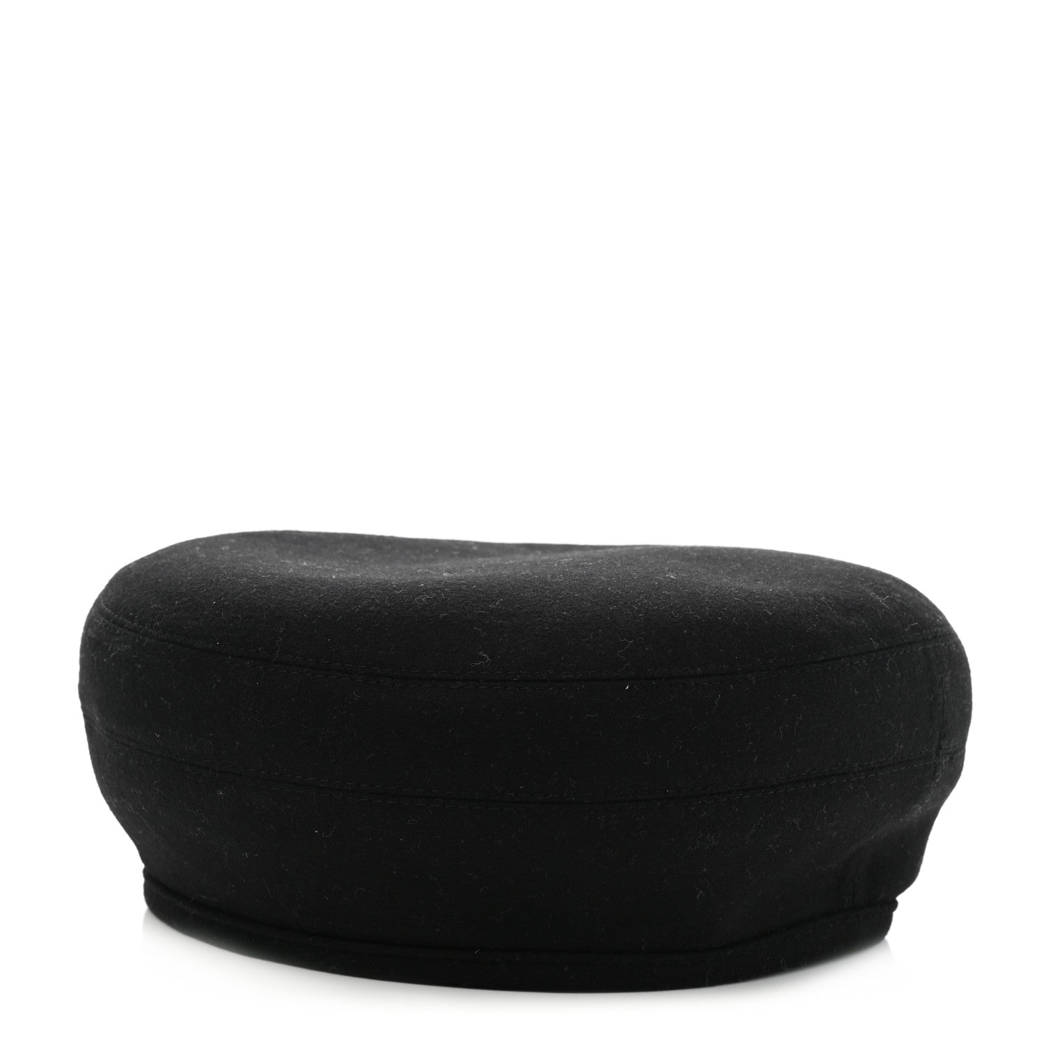 Hermes Cashmere Saint Honore Drap Beret 57 Black 4 of 9