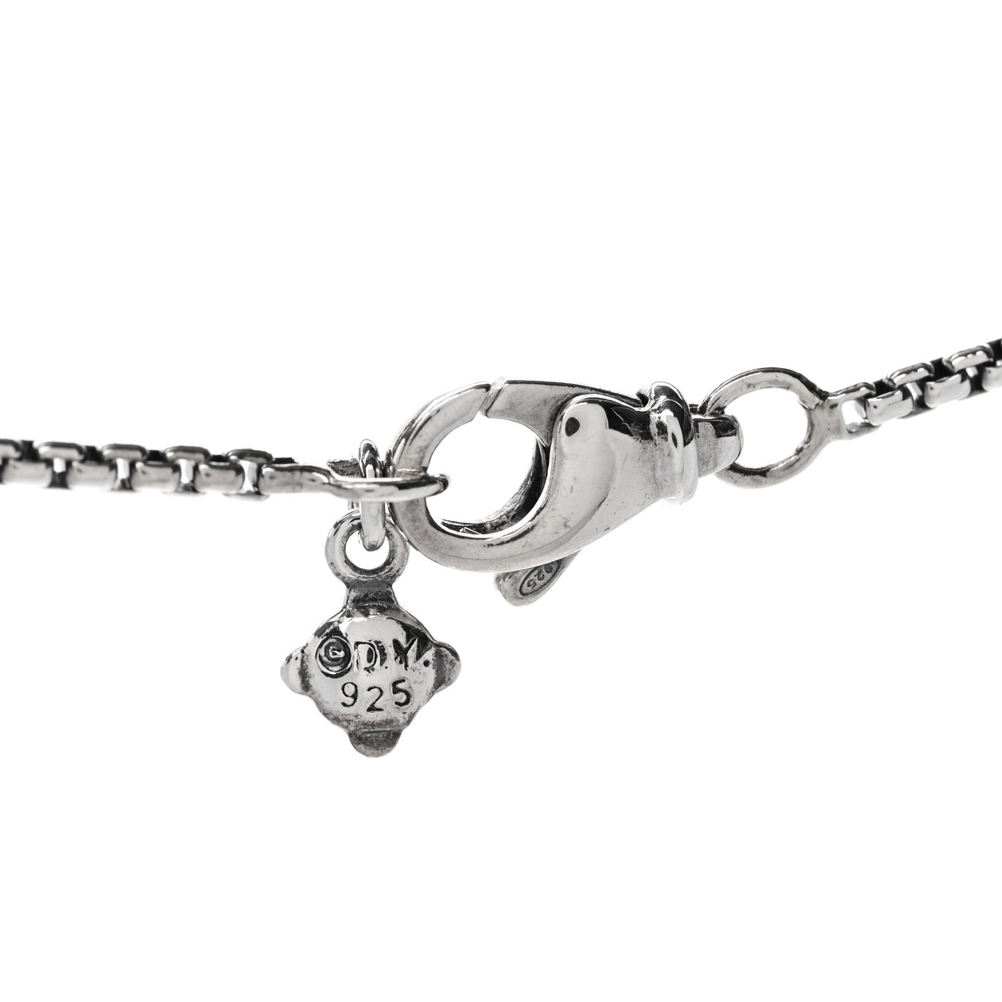 Sterling Silver Diamond Petite X Heart Necklace