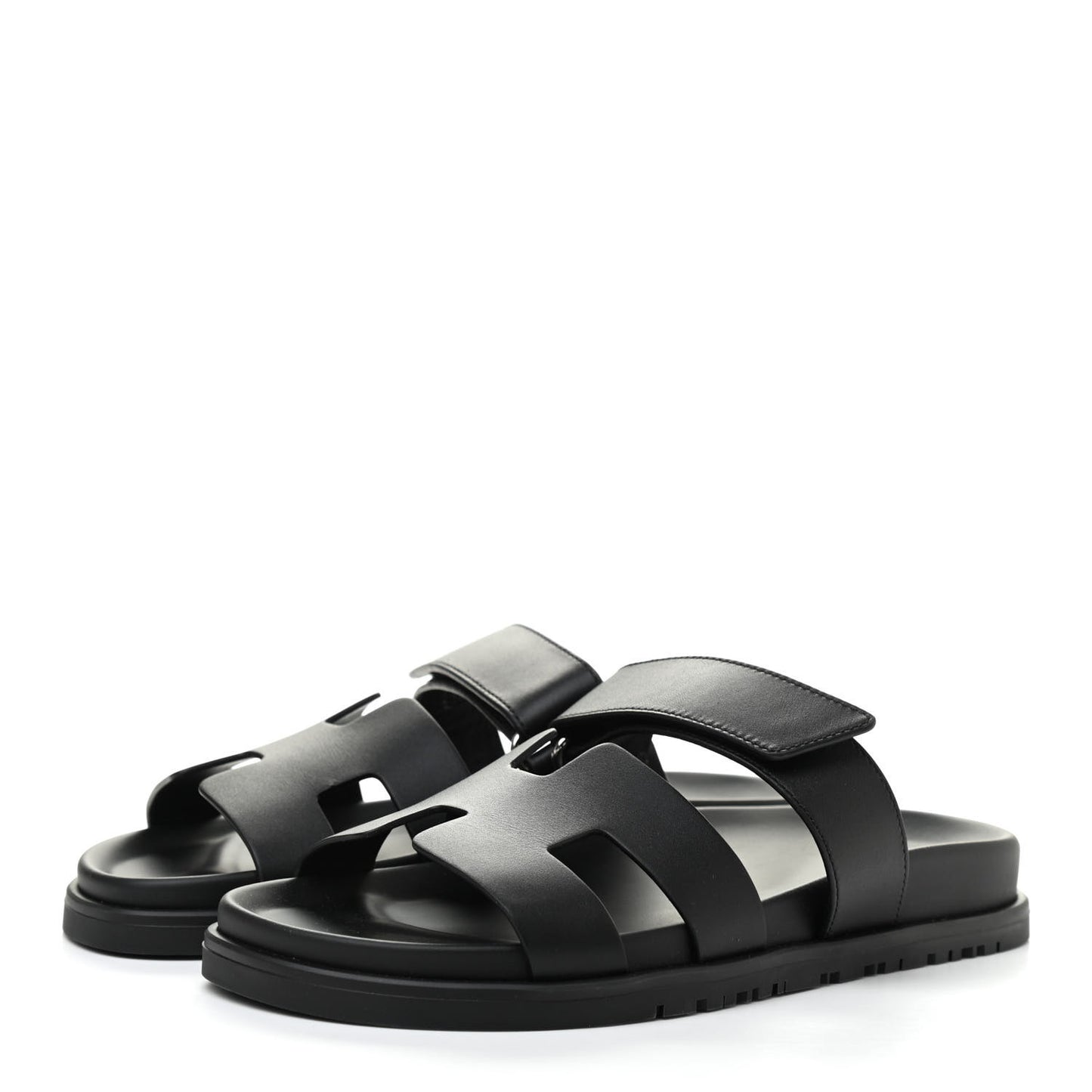 Calfskin Womens Chypre Sandals 37 Black
