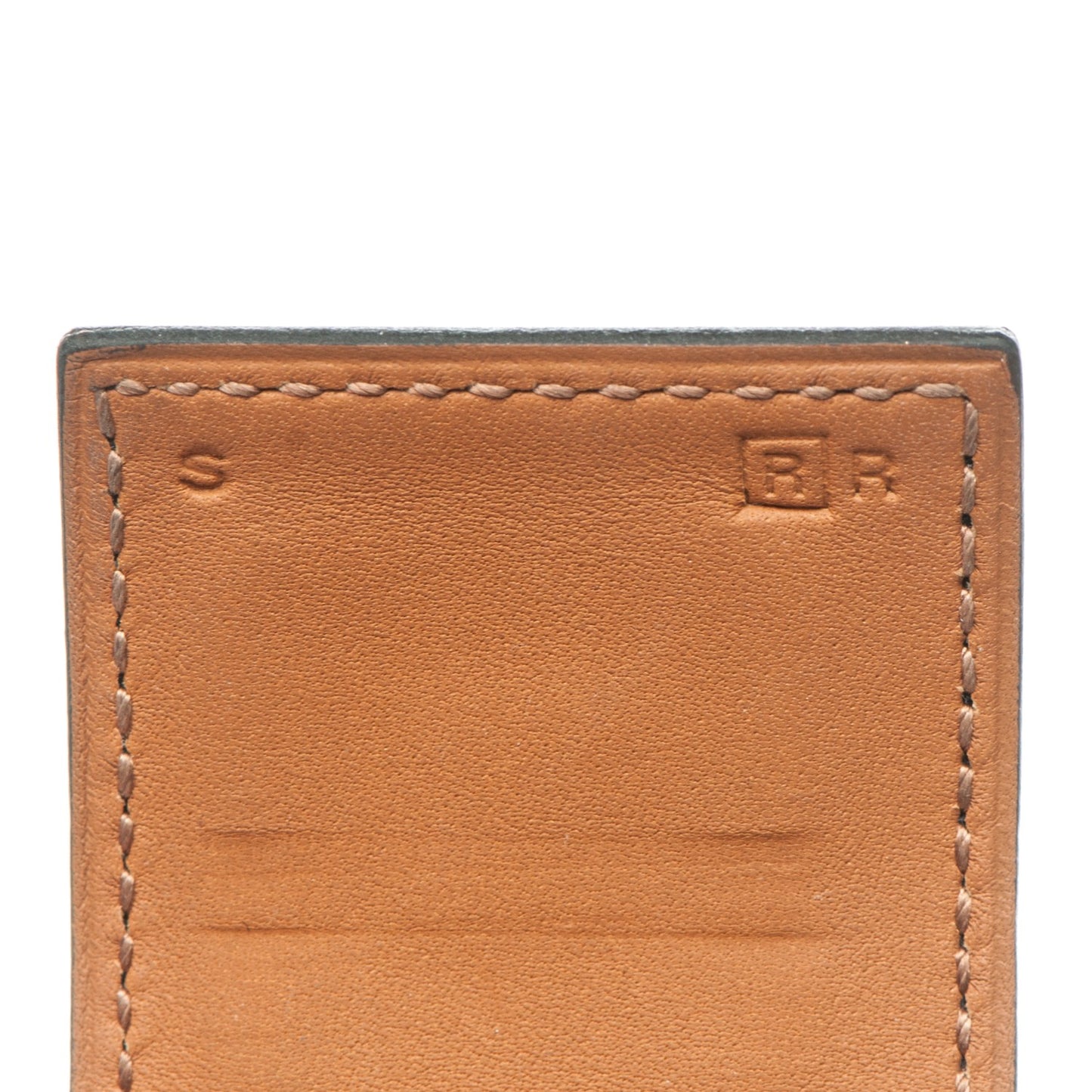 Grain De Poudre Matelasse Chevron Monogram Card Case Coal