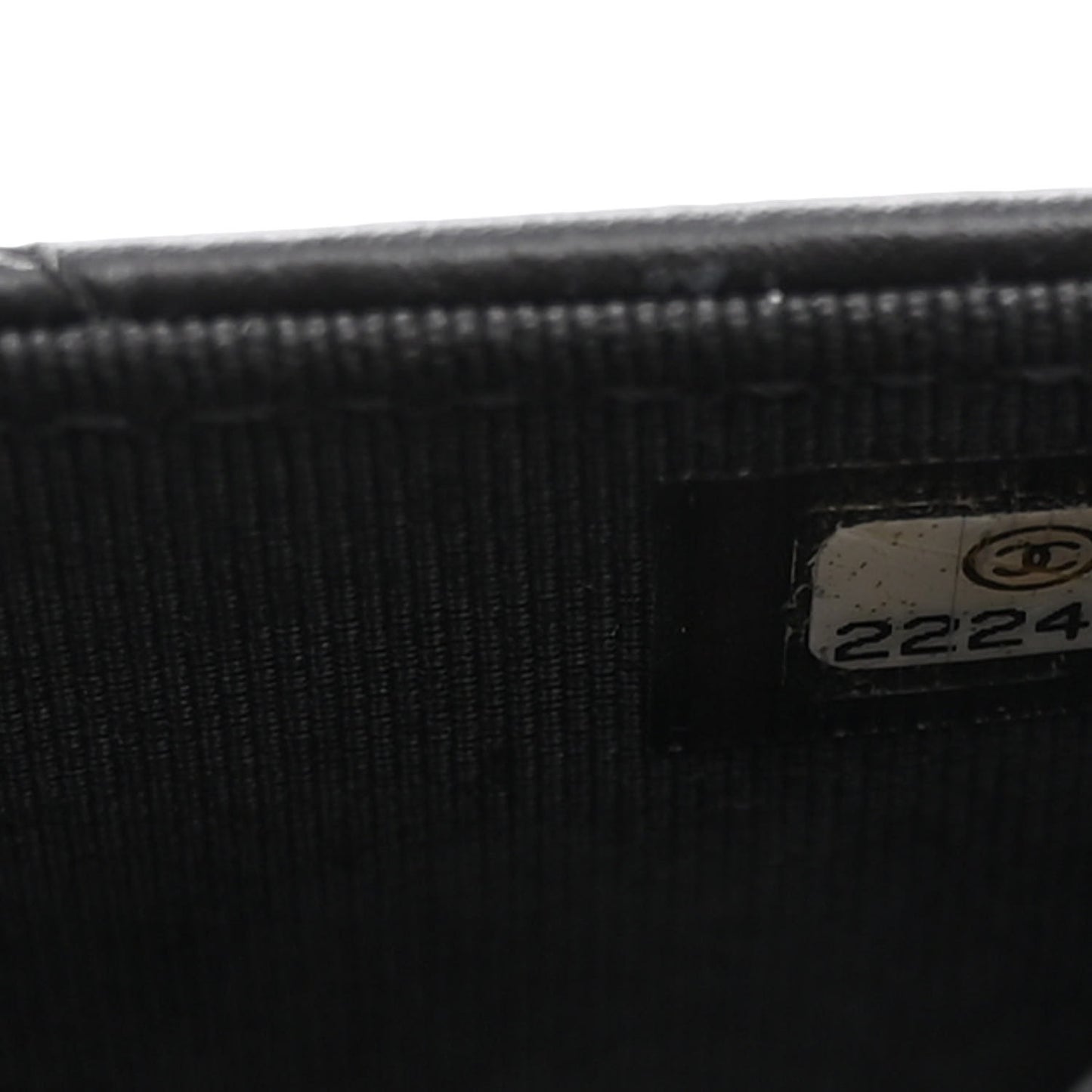Aged Calfskin Quilted Reissue Wallet On Chain WOC Black