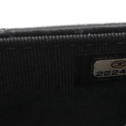 Chanel Aged Calfskin Quilted Reissue Wallet On Chain WOC Black 8 of 11