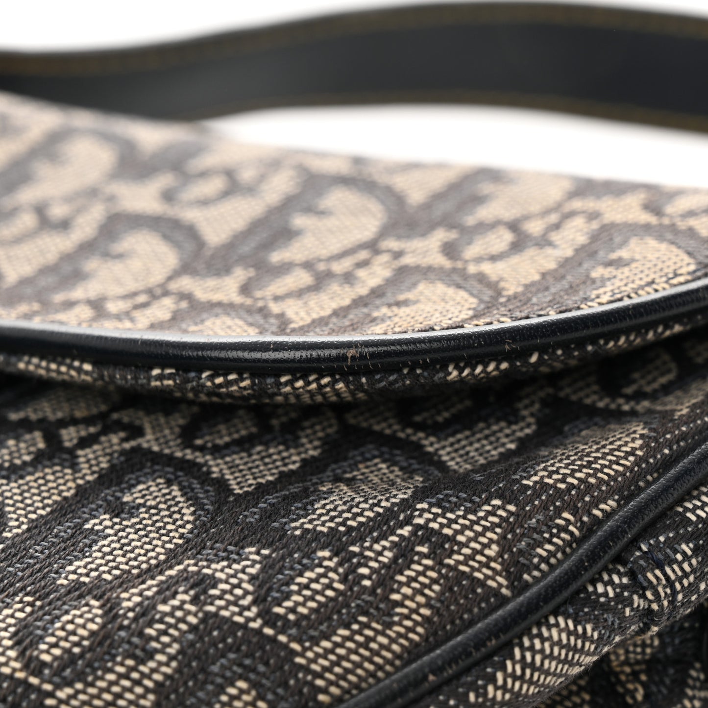 Monogram Saddle Bag Blue