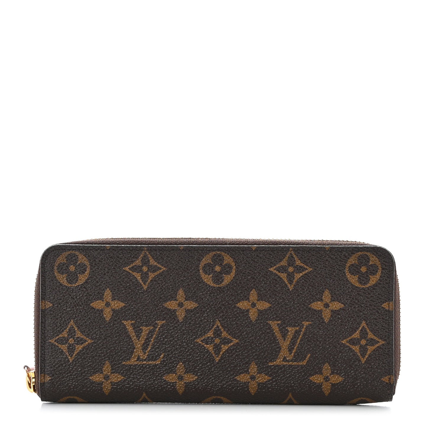 Monogram Clemence Wallet Rose Ballerine