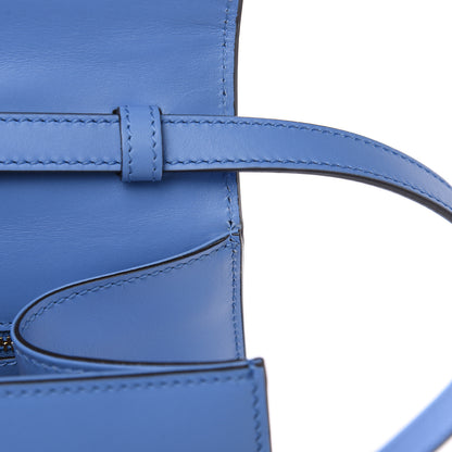 Gucci Calfskin Embroidered Medium Sylvie Top Handle Bag Clear Sky Blue 12 of 12