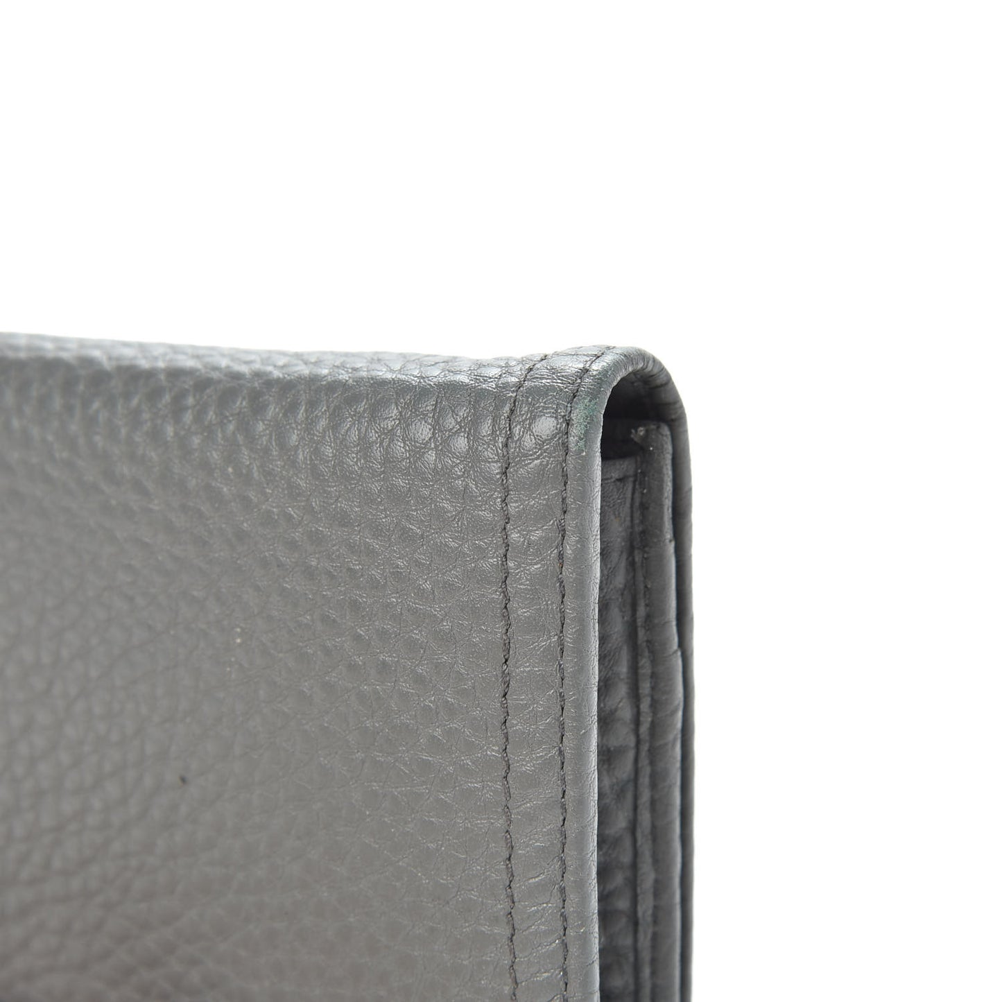 Vitello Daino Flap Continental Wallet Marmo
